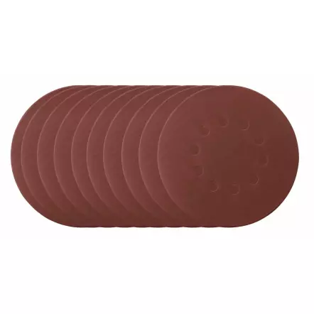 Disques abrasifs (10 pcs) ø215 mm Grain 240 pour ponceuse murale