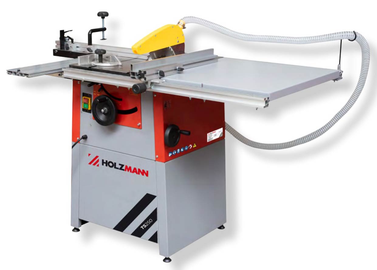 Scie circulaire sur table avec chariot Holzmann TS250 - Kity...