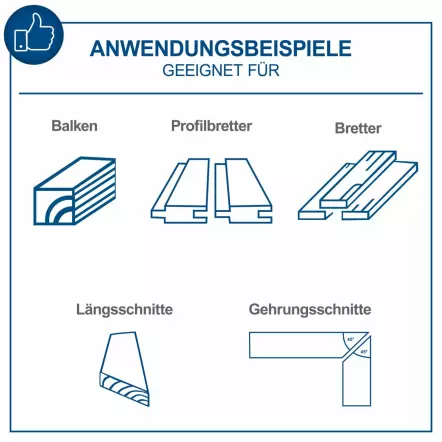 TS310 - Scie circulaire - 230V 2200 W - avec chariot, rallonges AR et 2 lames Ø 315mm 24 et 48 dents (coupe max. 83 mm)