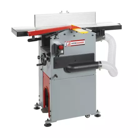 HOB260ABS Dégauchisseuse-Raboteuse avec Aspirateur et socle Intégrés - 230V ou 400V - 2100W