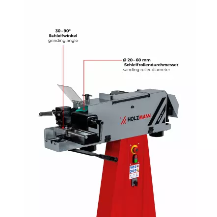MSM75_3IN1 - Grugeuse à tube 3 en 1 : Encocheuse, ponceuse, surfaceuse - 2800 W - 230V ou 400V