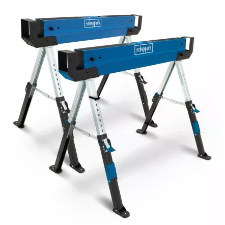 MWB600 - Tréteaux (1 paire) - Hauteur réglable 61,8-82 cm | Capacité de charge 2 x 589 kg