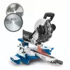 HM254 - Scie à onglet 230V 2000W - Lame Ø 255mm (60 dents) Multimatériaux + 1 lame 48 dents OFFERTE ! - 1