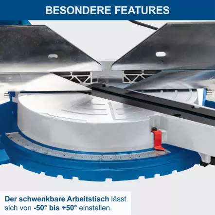 HM305SL - Scie à onglet Radiale à double glissière fixe - Lame ø305mm - Inclinable à +/-48° 2000W