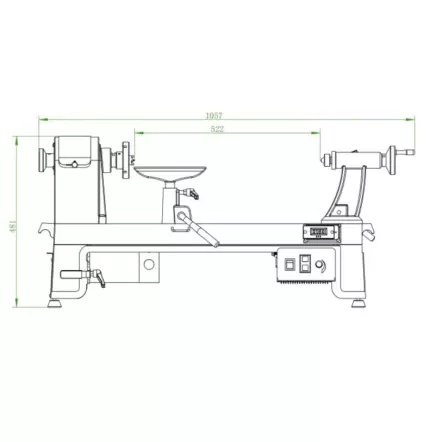 Tour-a-bois-monophase-a-variateur-de-vitesse-Holzprofi-M