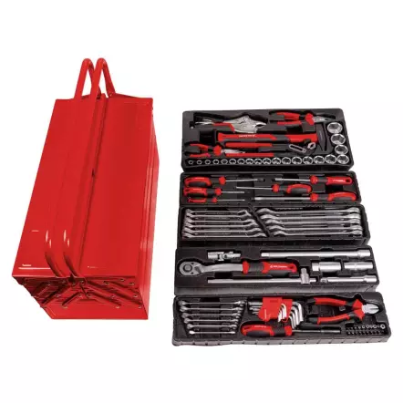 WZK86CRV - Caisse Métallique avec 86 Outils Chrome Vanadium