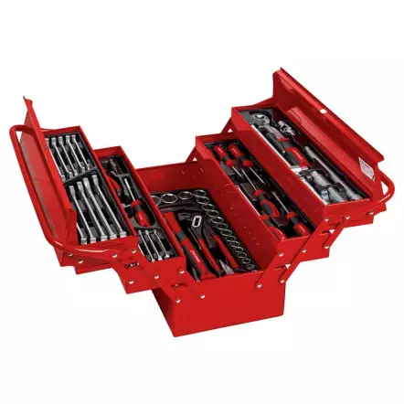 WZK86CRV - Caisse Métallique avec 86 Outils Chrome Vanadium