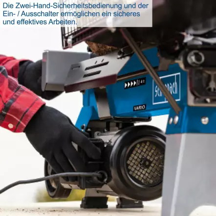 HL460 - Fendeur de Bûches hydraulique 370mm - 1500W - 4 Tonnes