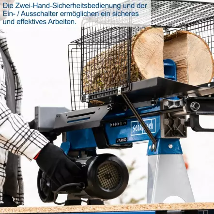 HL760L - Fendeur de Bûches hydraulique 230V 7 Tonnes 2200 W ø250 mm