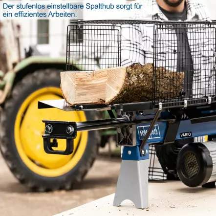 HL760LS - Fendeur de bûches horizontal - 220-240V 50Hz 2200W - 7 Tonnes