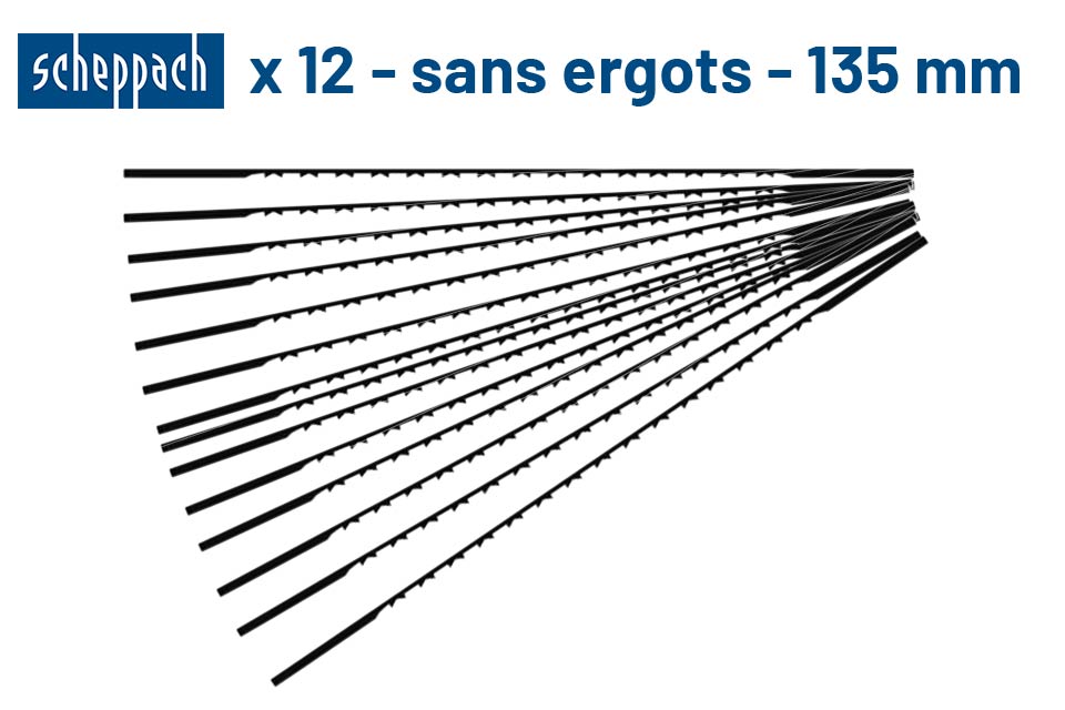 Lames De Scie à Chantourner Olson SA4240 - Lot De 6, Pour Bois Et Plastique Fin (3/32" à 1/2"), 18.5 TPI