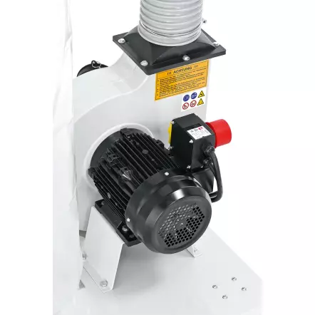 ABS2480 - Aspirateur à copeaux d'atelier 300L 2480 m³/h - 230V ou 400V - 1500W 1,5CV