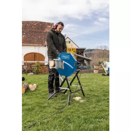 HS410 - Scie à bûches basculante - Lame ø405 mm - Coupe ø140 mm 230V 2200W