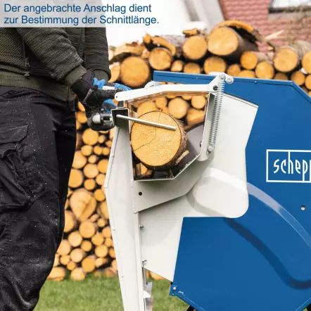 HS510 - Scie à bûches - 230V 50Hz 2600W 505mm 3000 W - lame de Ø 500mm - Ø 170mm de coupe