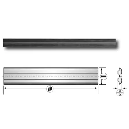 LEMAN - Fers réversibles HSS - 
