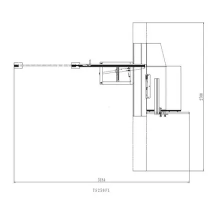TS250FL Scie circulaire sur table ø254mm chariot 1320mm 230V ou 400V (50HZ) 1,5kW (S1 100%) / 2,0 kW (S6 40%)