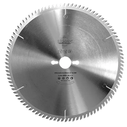 Lame de mise à format panneaux dérivés du bois - Trapézoïdale Plate (TP) ø200 à 350 mm