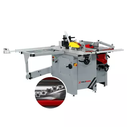 K5260PSMW2 - Combiné à bois 5 opérations avec arbre hélicoïdal - 230 V ou 400 V