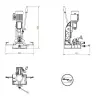 MS1640-MONO - Mortaiseuse à bédane carré - Profondeur de mortaisage 76mm - 370 W - 6