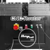 CN6090 - Fraiseuse CNC compacte 4 axes 2200 W - Table 900x600x200mm - 230 V - 9