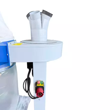 FM350 Aspirateur à copeaux 3 sacs 570 litres - 380V / 50Hz 4kW 5,5Cv 4860m³/h