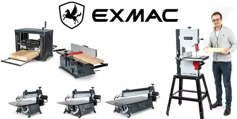 Nouvelle Gamme de machines à bois : EXMAC