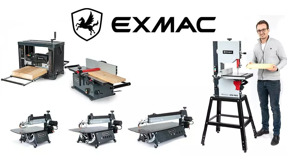 Nouvelle Gamme de machines à bois : EXMAC