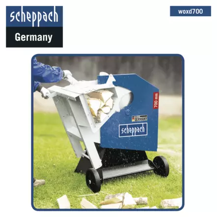 SCHEPPACH - WOX D700 Scie à Bûches 7500W 400V - ø700 mm