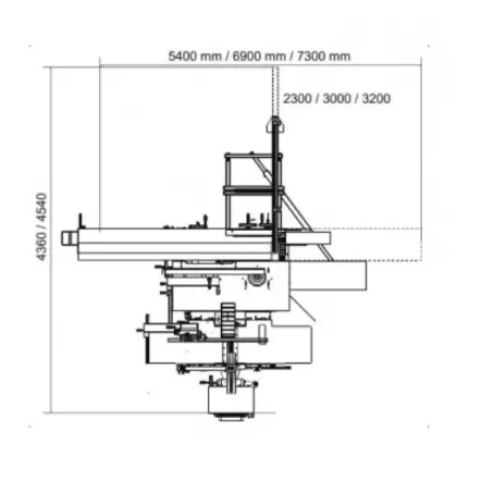 HOLZPROFI - Combinée 6 opérations professionnelles avec chariot alu ras de lame - COMB410PRO