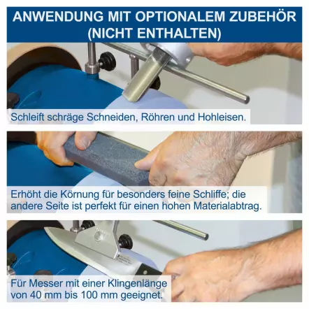 TIGER 2000S - Affûteuse à eau - Meule Ø 200 x 40 - 120W