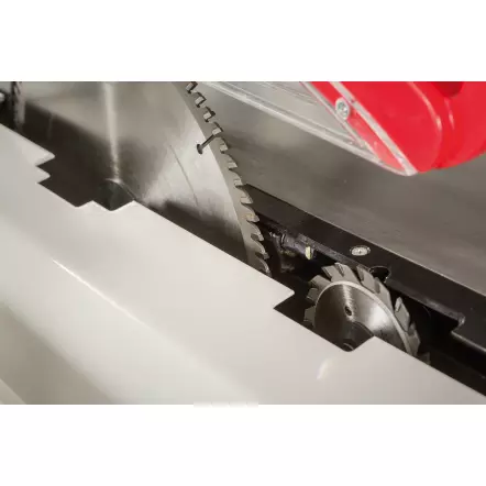 JET - JTSS-1600 Scie Circulaire à Format Professionnelle avec inciseur Table 1600x270mm 230V/2.4kW ou 400V/3.0kW