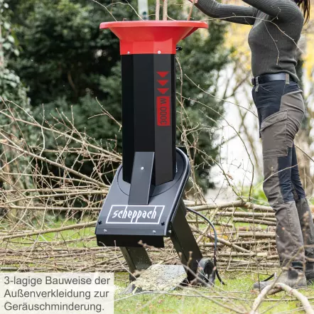BIOSTAR 3000 - Broyeur de végétaux - 3000 W / 3500W - Ø maxi. des branches 50 mm