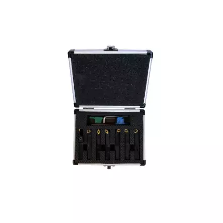 HS-DM10 - Coffret de 7 outils de tournage à plaquettes section 10 mm