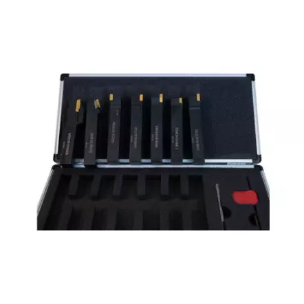 HS-DM16 - Coffret de 7 outils de tournage à plaquettes section 16 mm