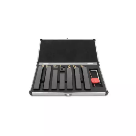 HS-DM20 - Coffret de 7 outils de tournage à plaquettes section 20 mm
