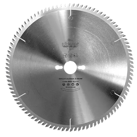 Lame de scie circulaire multi-matériaux PVC/PLEXI - Différents diamètres