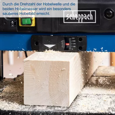 PLM1800 - Raboteuse Portative de Chantier - Largeur 330 mm - 1500W