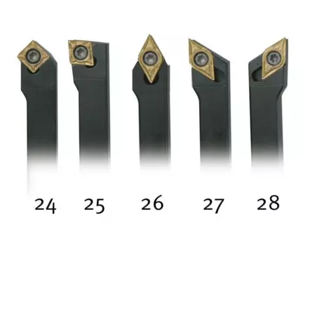 Jeu de 5 outils 12 mm à plaquettes Optimum - Haute Qualité (fabrication allemande)