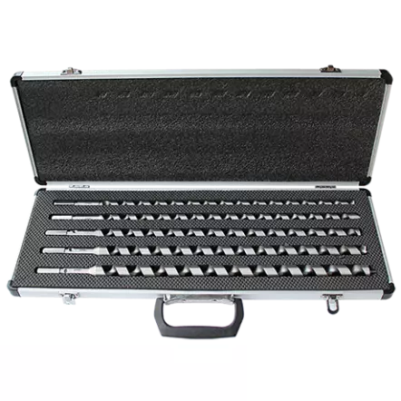Coffret 5 mèches charpente bois SDS+ ø12, 14, 16, 18 et 20 mm