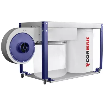 DC2200P - Aspirateur à copeaux 400V 2200W 2200 m³/h