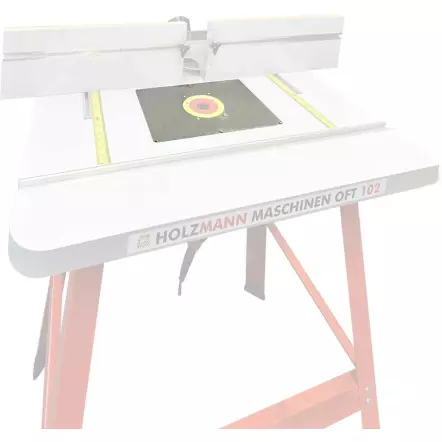 OFTINLAY1 - Plaque de fixation en métal pour table de défonceuse OFT102 Holzmann