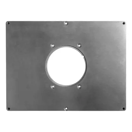OFTINLAY1 - Plaque de fixation en métal pour table de défonceuse OFT102 Holzmann