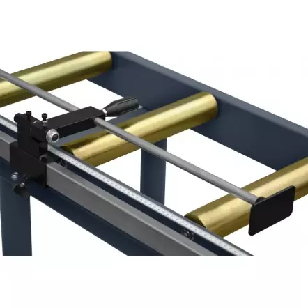 Convoyeur à 7 rouleaux 2000 mm avec mesure - Largeur 450 mm - Charge 900 Kg