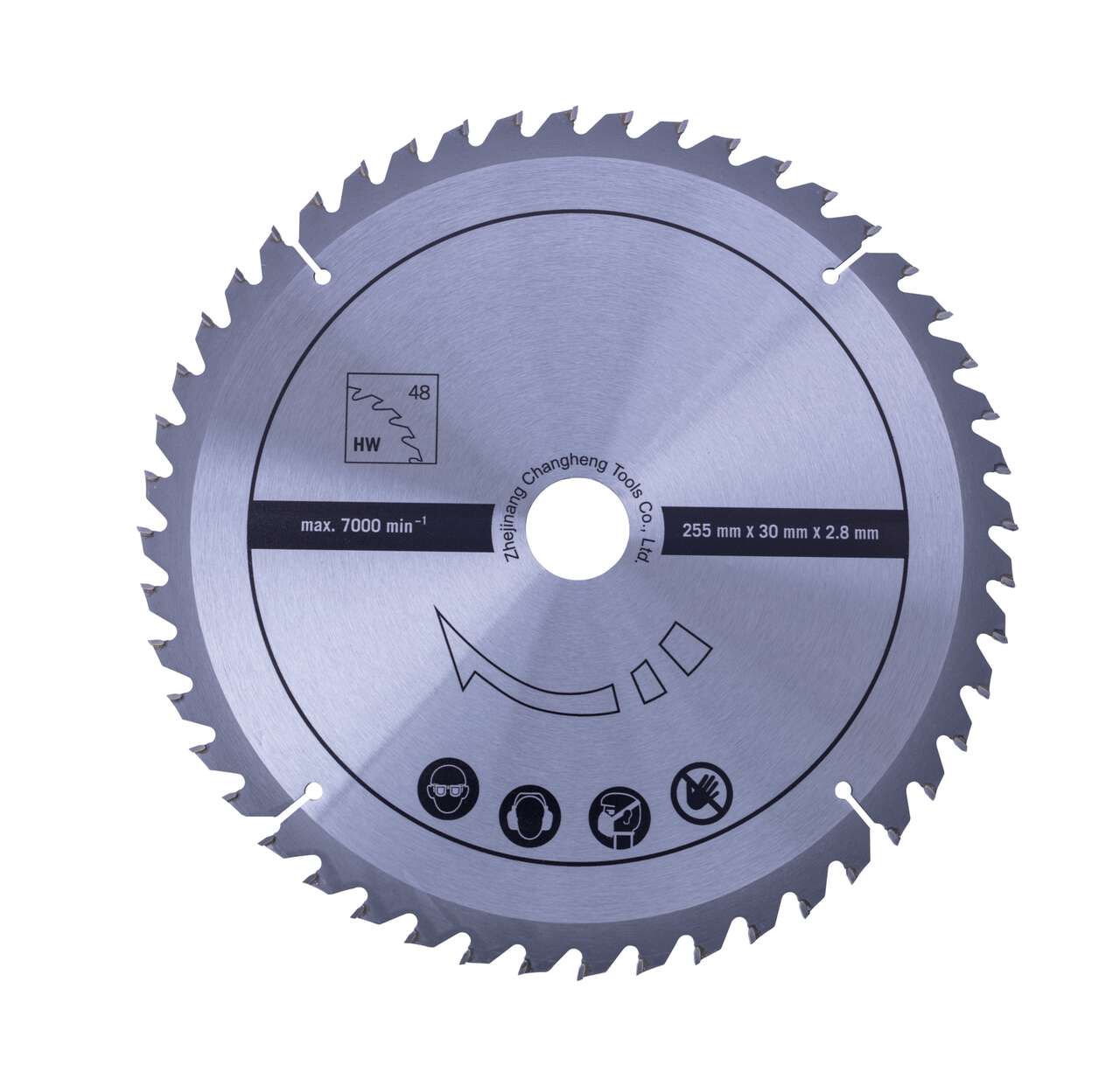 Lame circulaire ø160x20 48t pour scie circulaire Scheppach pl55 pl55li