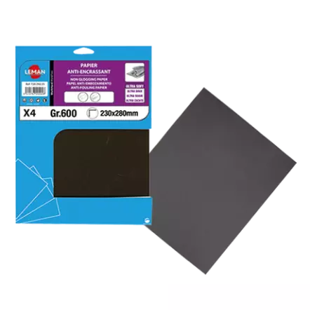 Lot de 50 feuilles abrasives imperméables - Grain 60 à 1200