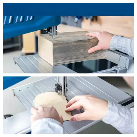 HBS261 - Scie à Ruban d'établi - Hauteur coupe 130 mm - Table 300 x 535 mm