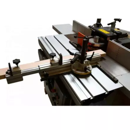 COMB320E - Combinée 5 Opérations - Largeur Dégau 320 mm - Avec chariot Aluminium Ras de lame