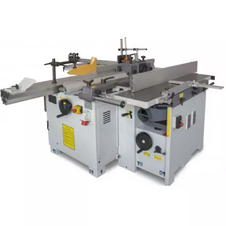 COMB320E - Combinée 5 Opérations - Largeur Dégau 320 mm - Avec chariot Aluminium Ras de lame