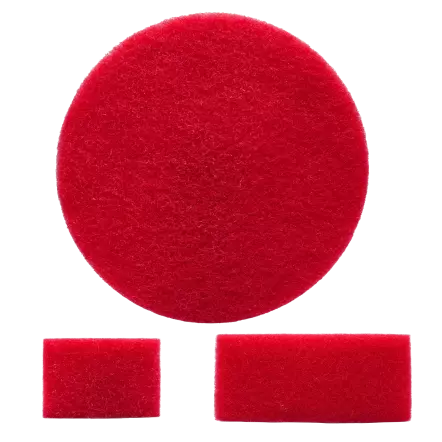 Disque (Pad) Rouge pour les surfaces rugueuses - ø406 x 20 mm (5 pièces)