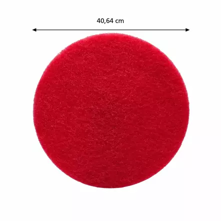 Disque (Pad) Rouge pour les surfaces rugueuses - ø406 x 20 mm (5 pièces)